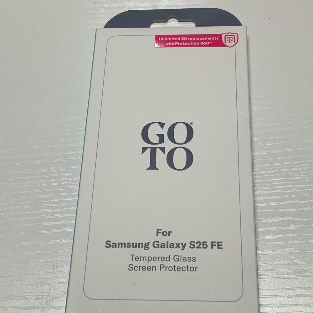 Go-To Tempered Glass Screen Protector for Samsung Galaxy S25 FE - White